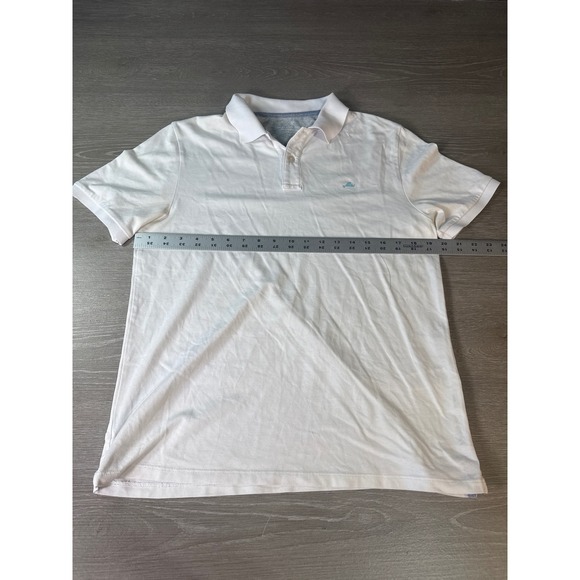 Vineyard Vines Edgartown Polo Mens Small White Short Sleeve Pique Shirt Stretch - Picture 8 of 11